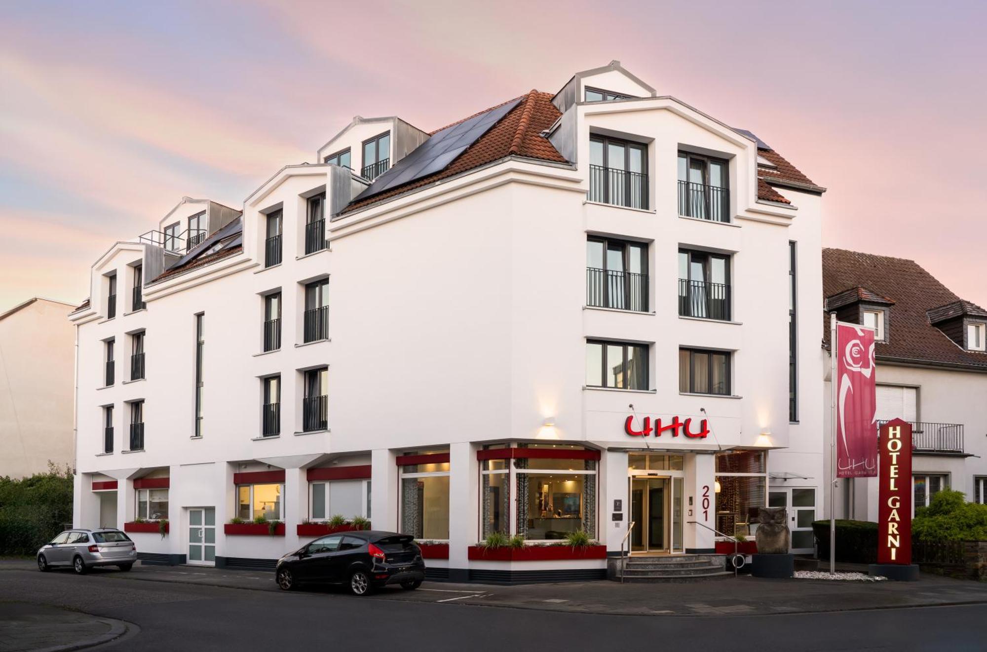 Hotel Uhu Garni Kolín nad Rýnem Exteriér fotografie